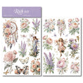 Fairy & Dreamcatcher Rub-On Stickers | Floral DIY Transfer Stickers