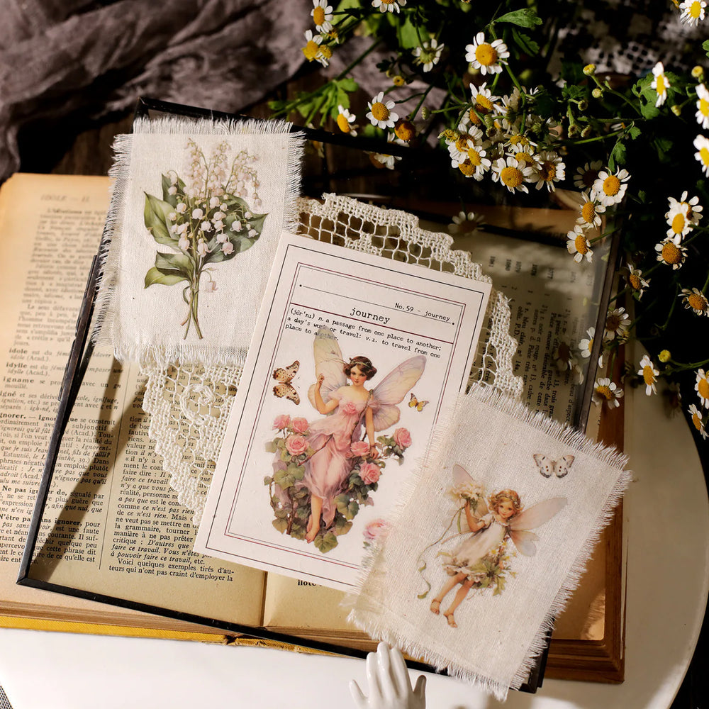 Feen- und Traumfänger-Aufkleber zum Aufkleben | Florale DIY-Transferaufkleber