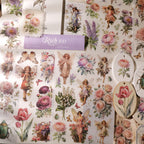 Fairy & Dreamcatcher Rub-On Stickers | Floral DIY Transfer Stickers