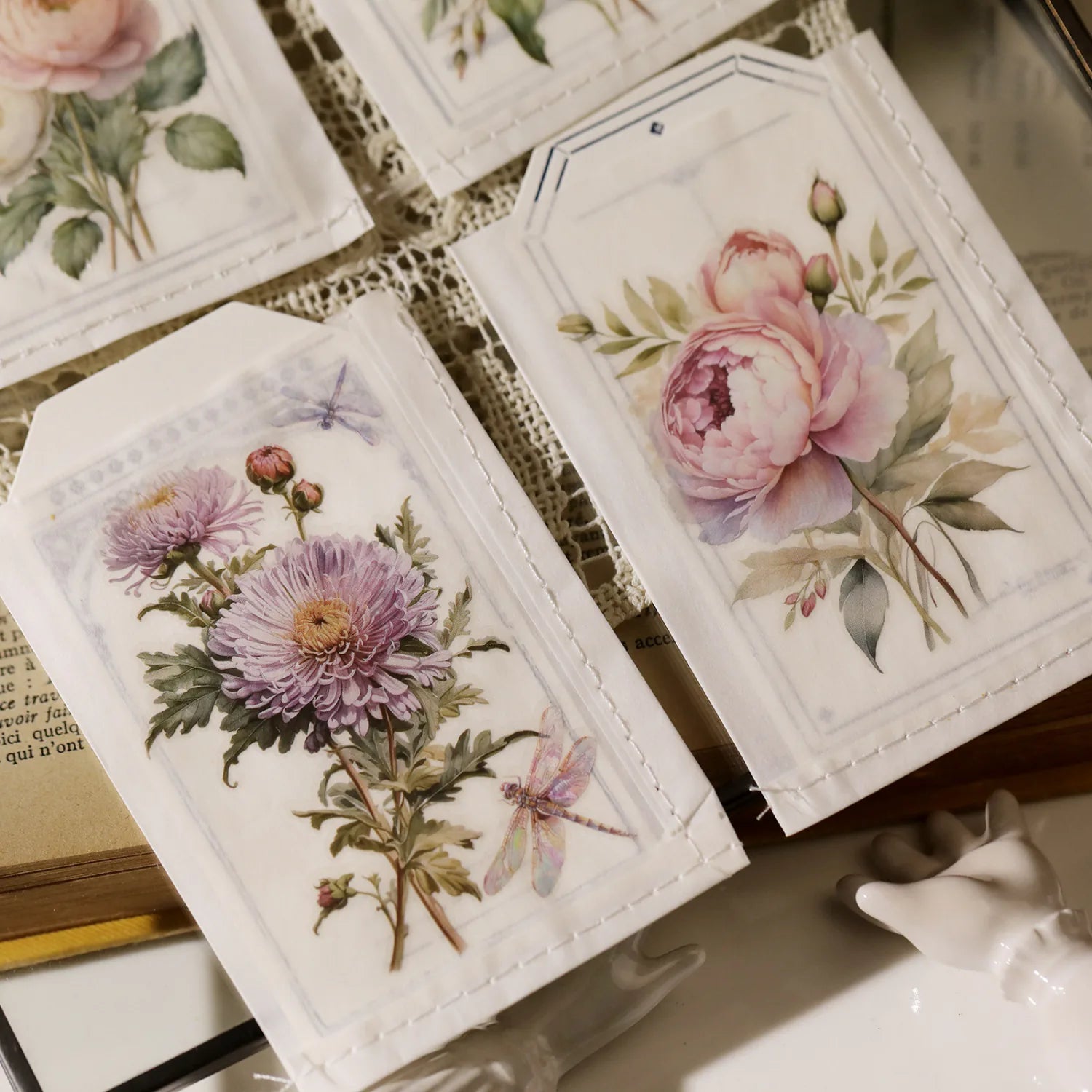 Fairy & Dreamcatcher Rub-On Stickers | Floral DIY Transfer Stickers