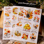 Fall Vibes Transfer Stickers