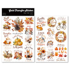 Fall Vibes Transfer Stickers