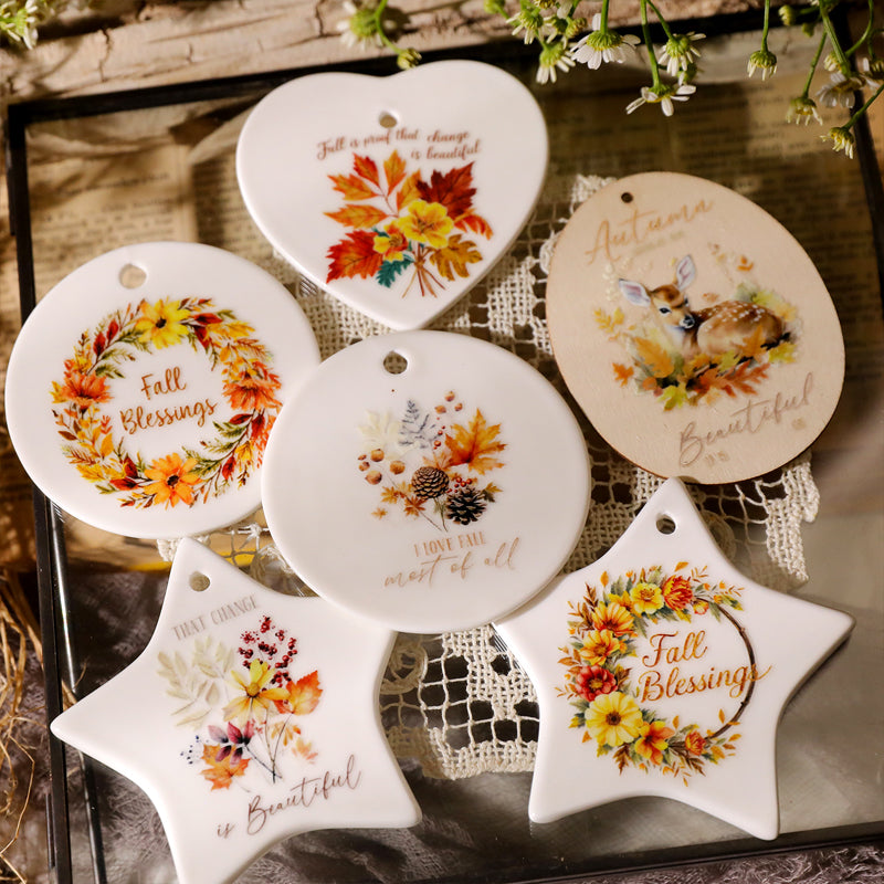 Fall Vibes Transfer Stickers
