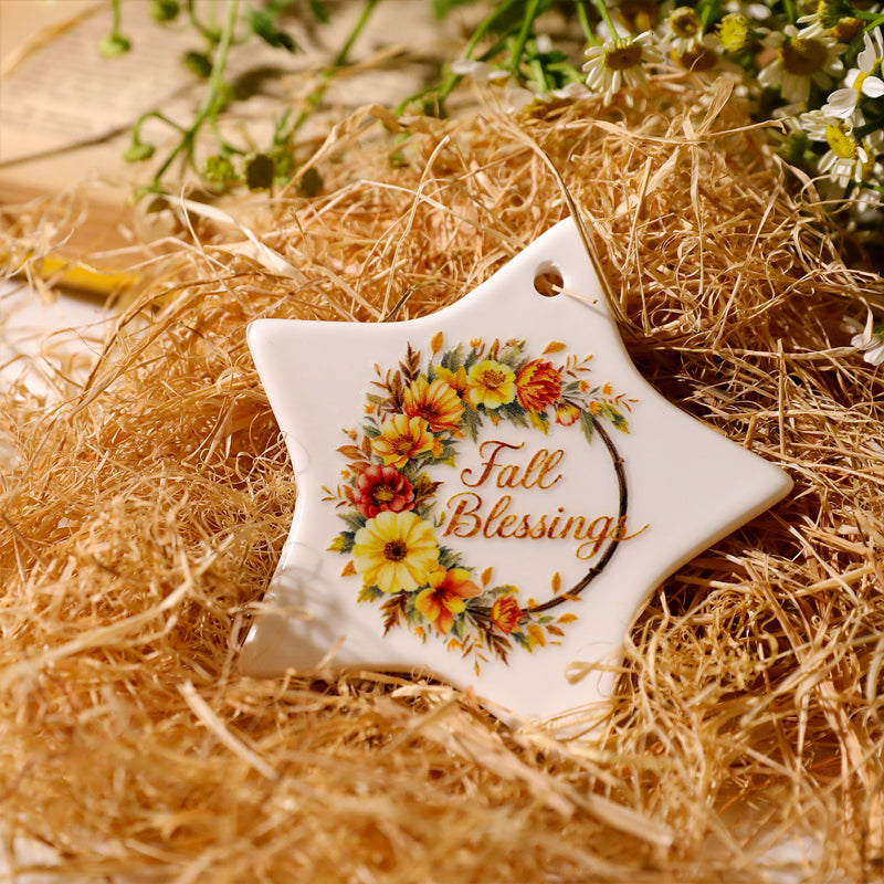 秋の雰囲気 転写ステッカー｜紅葉・パンプキン・秋色デザイン