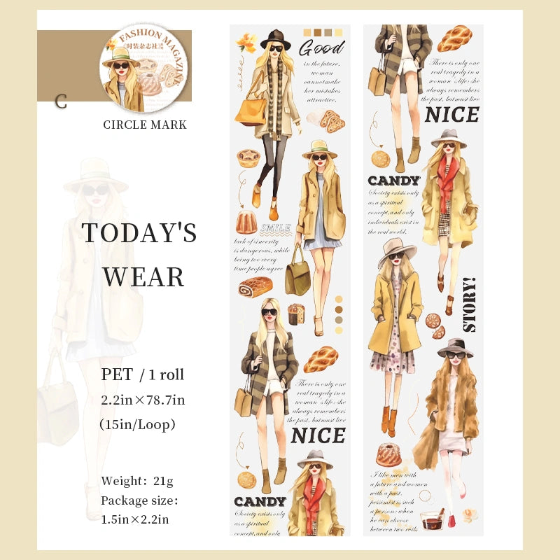 Ruban PET Fashion Girl