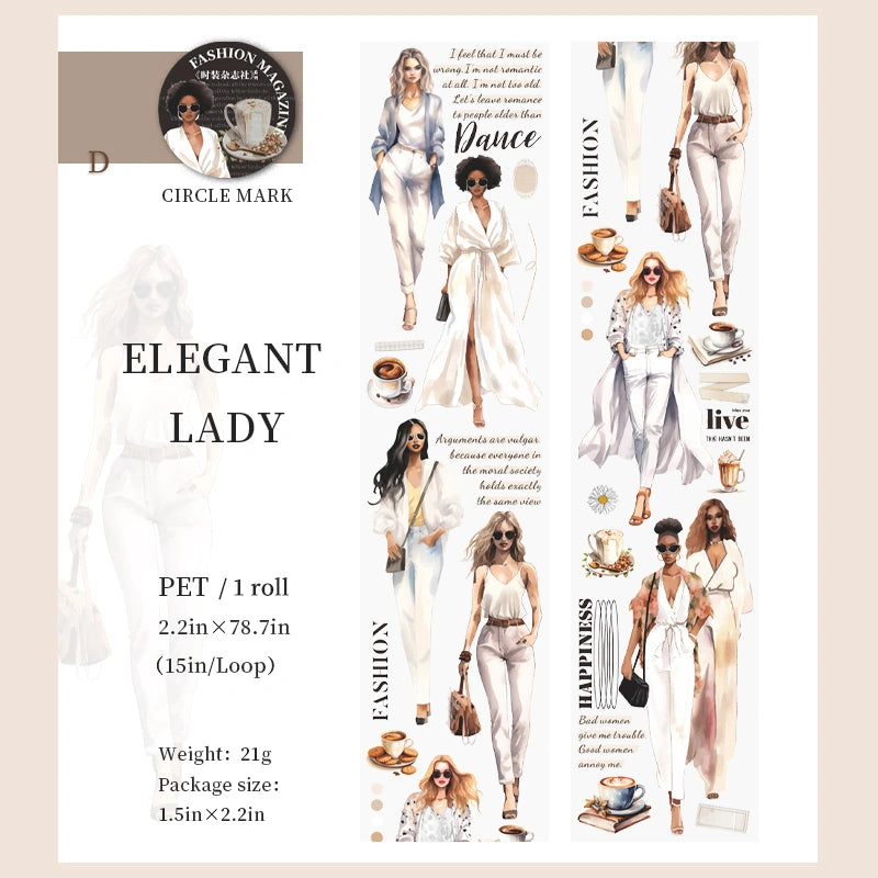 Ruban PET Fashion Girl