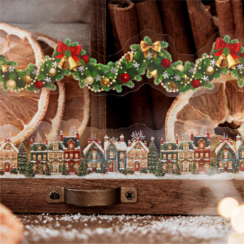 Festive Christmas Border Sticker Strips