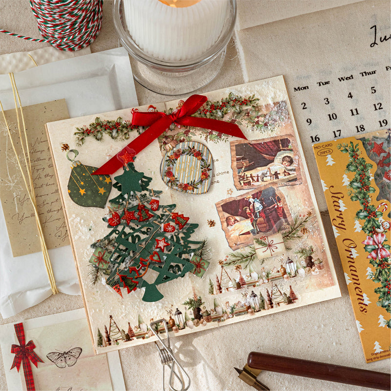 Festive Christmas Border Sticker Strips