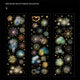 Firework Burst PET Stickers
