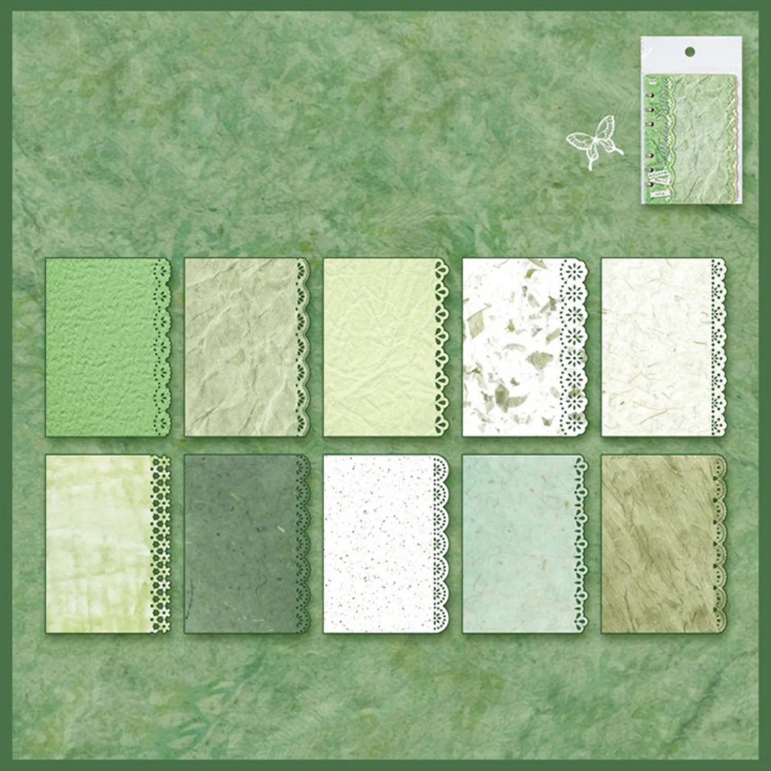 Floral Decorative Scrapbooking Paper  | M5 Laser Cut Lace Journaling Paper