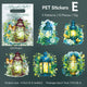 Floral Lanterns PET Shell Light Sticker