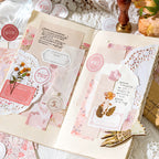 Lot de Papier Scrapbooking Floral Vintage – pour Junk Journal & Loisirs Créatifs
