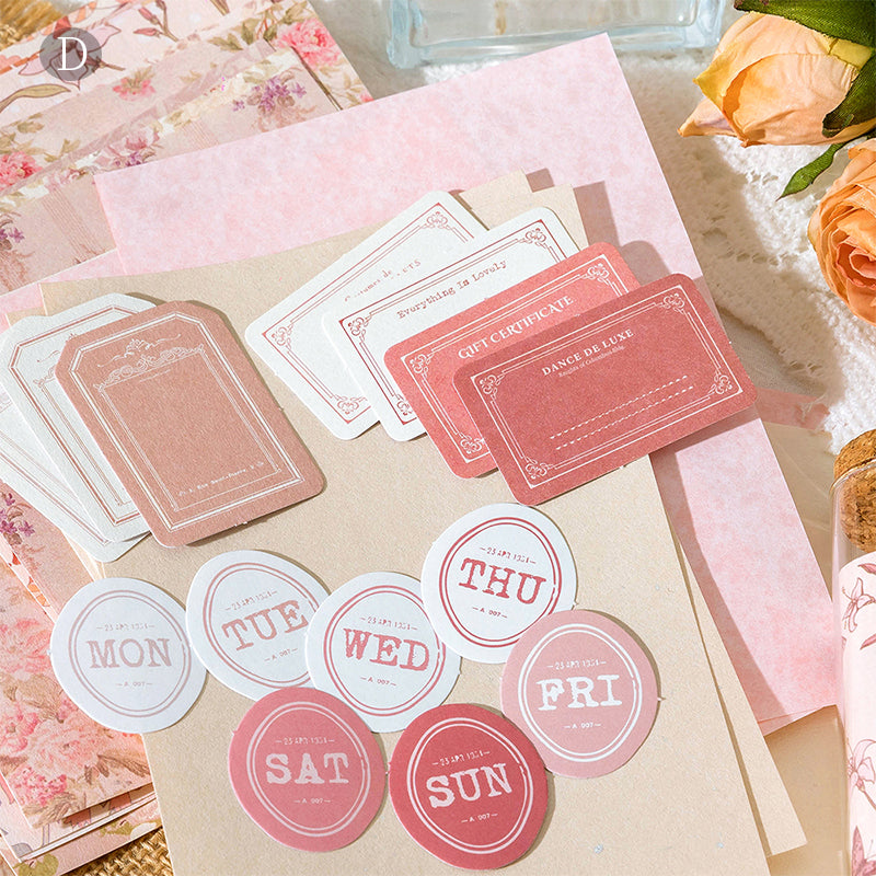 Floral Scrapbook Paper Set – For Junk Journals & Scrapbooking