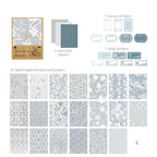 Lot de Papier Scrapbooking Floral Vintage – pour Junk Journal & Loisirs Créatifs
