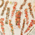Stickers Éphémères Fleurs Grimpantes pour Scrapbooking
