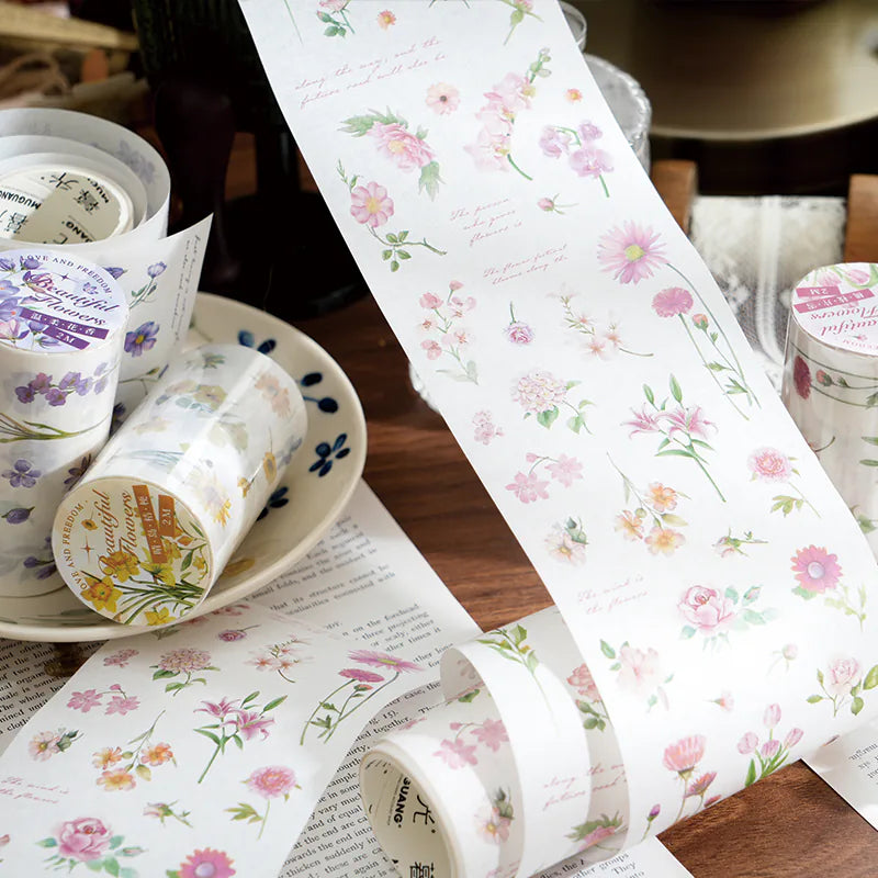 Floral Washi Tape Scrapbooking Decorative Tape