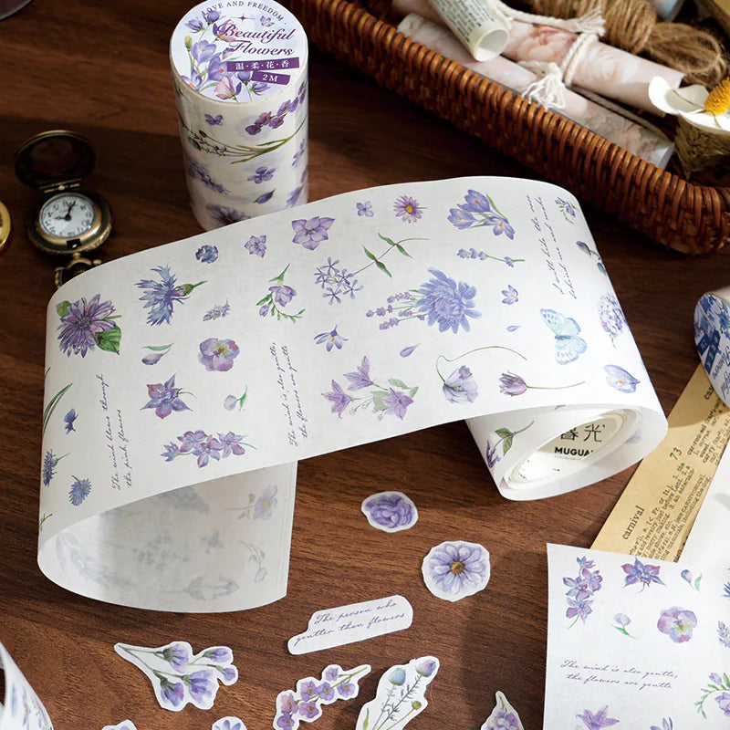 Floral Washi Tape Scrapbooking Decorative Tape