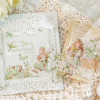 Ensemble de rubans adhésifs décoratifs à fleurs et mignonnes pour filles