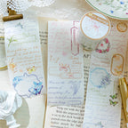 Ensemble de rubans adhésifs décoratifs à fleurs et mignonnes pour filles