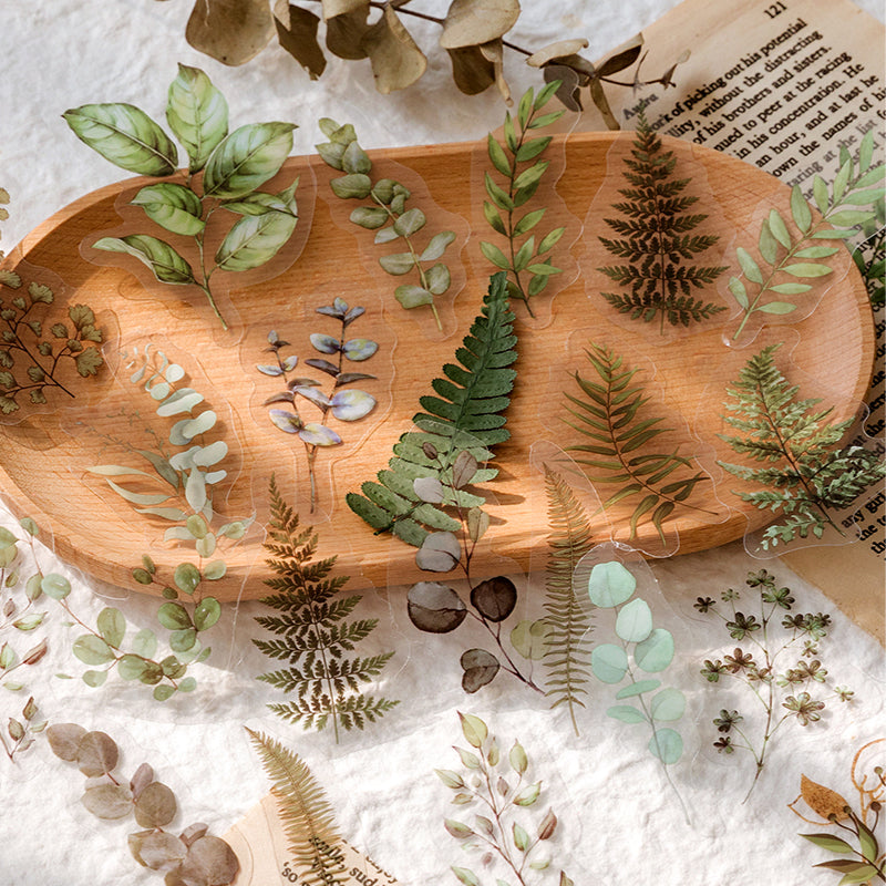Blumen PET Sticker Transparent Sticker