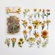 Flower PET Sticker Transparent Sticker