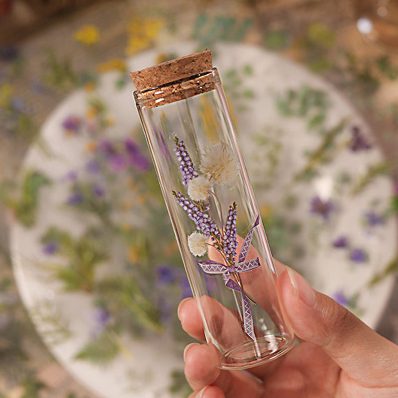 Daisy Flower Stickers – Natürliche Serie