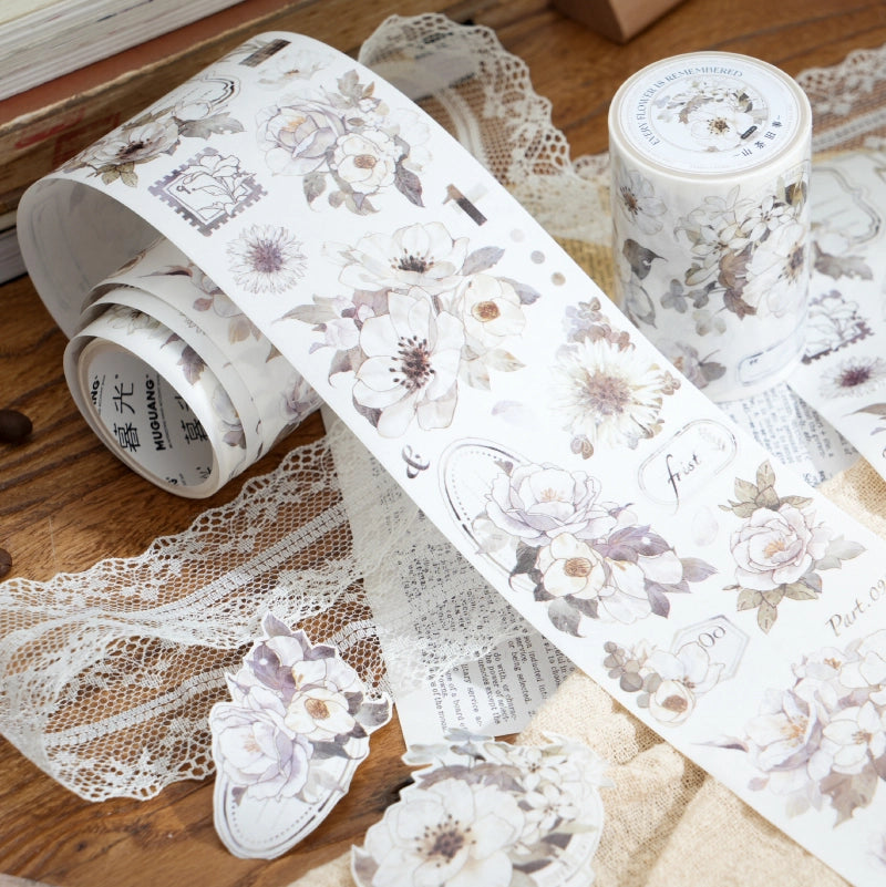 Flower Washi Tape – Scrapbook & Planner Decor