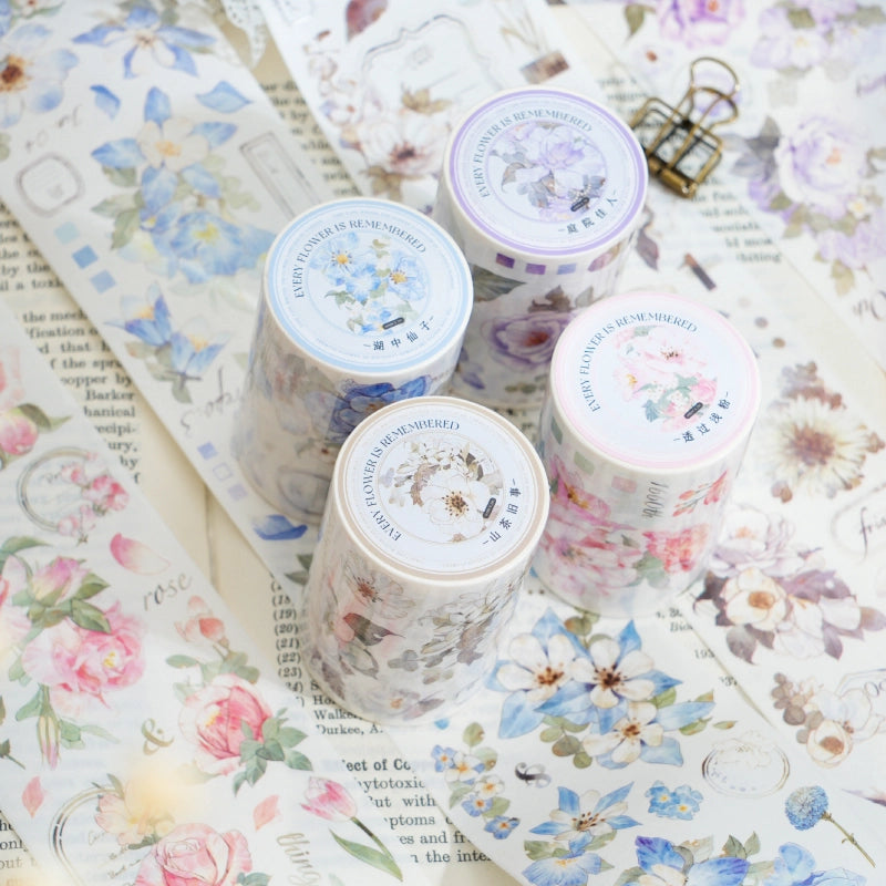 Flower Washi Tape – Scrapbook & Planner Decor