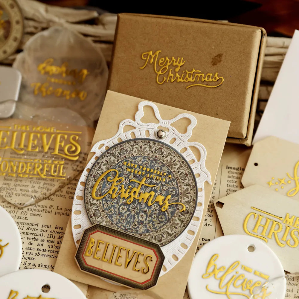 Foil Christmas Transfer Stickers