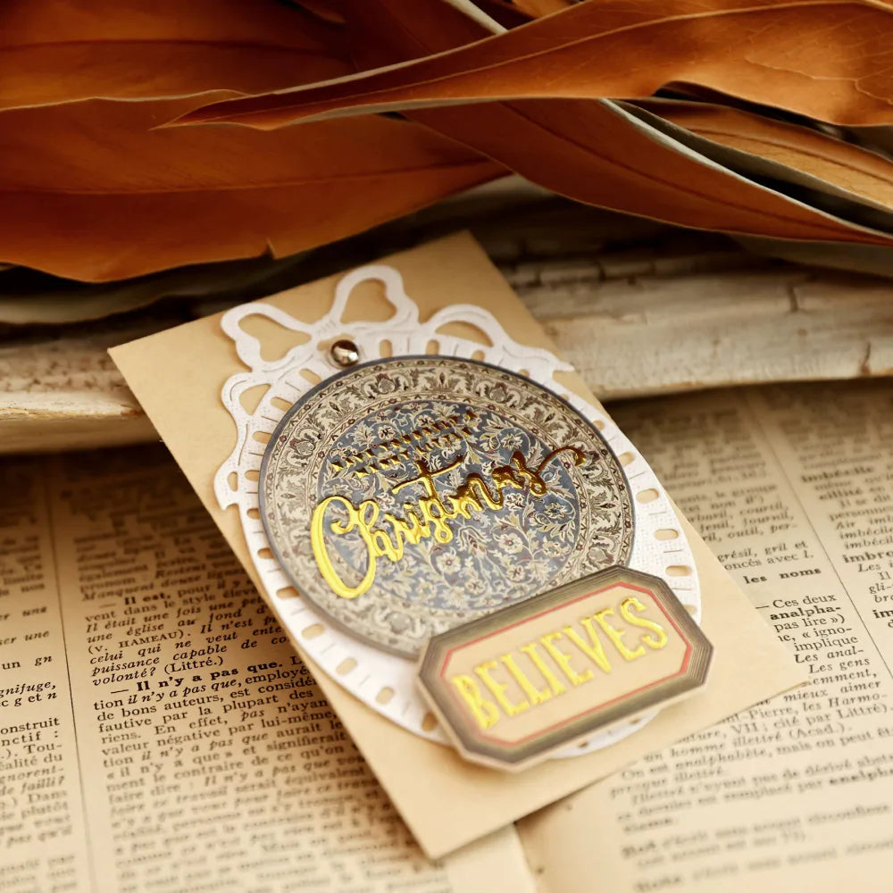 Foil Christmas Transfer Stickers