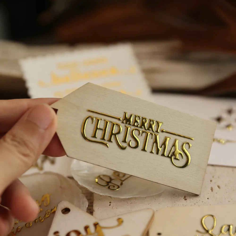 Foil Christmas Transfer Stickers