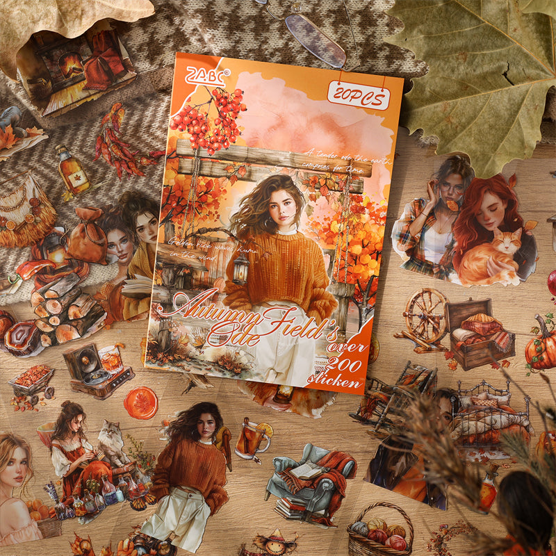 Spring / Summer / Autumn / Winter Aesthetic journal Sticker Book