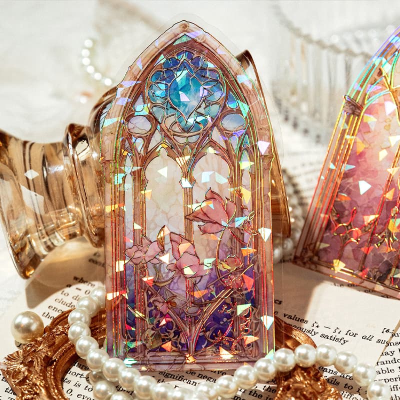 ガラス窓ステッカー スクラップブッキング