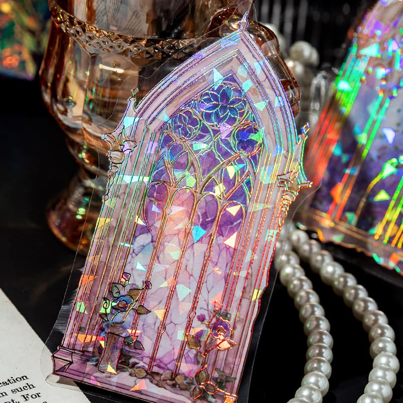 ガラス窓ステッカー スクラップブッキング