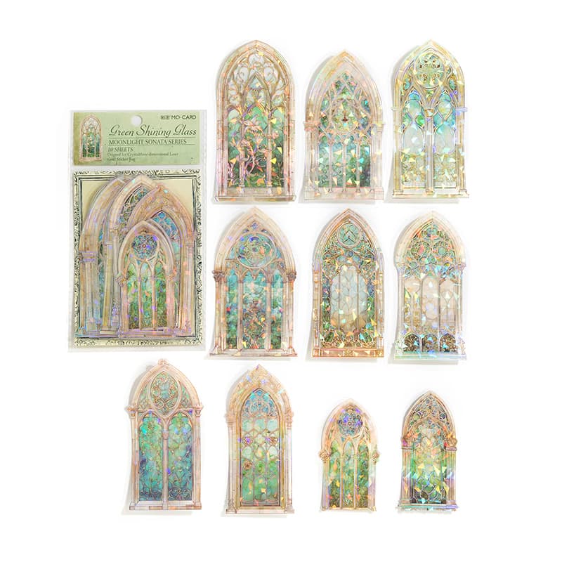 ガラス窓ステッカー スクラップブッキング