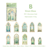 Glazed Window Sticker Scrapbooking