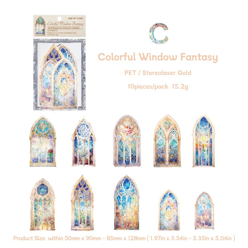 ガラス窓ステッカー スクラップブッキング