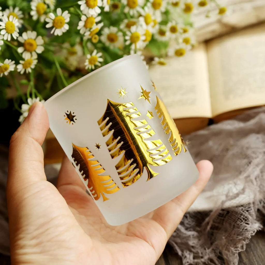 Gold Foil Holiday Christmas transfer Stickers