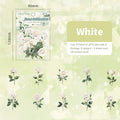 Rosen-PET-Aufkleber mit Goldfolie | Vintage-Blumen-Journaling-Ephemera