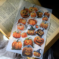 Halloween Vellum Stickers – Pumpkin
