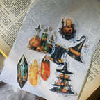 Halloween Vellum Stickers – Pumpkin