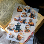 Halloween Vellum Stickers – Pumpkin