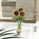 Handcrafted Mini Glass Flower Figurines –Peony Lotus
