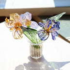 Mini figurines en verre faites à la main – Pivoine Lotus