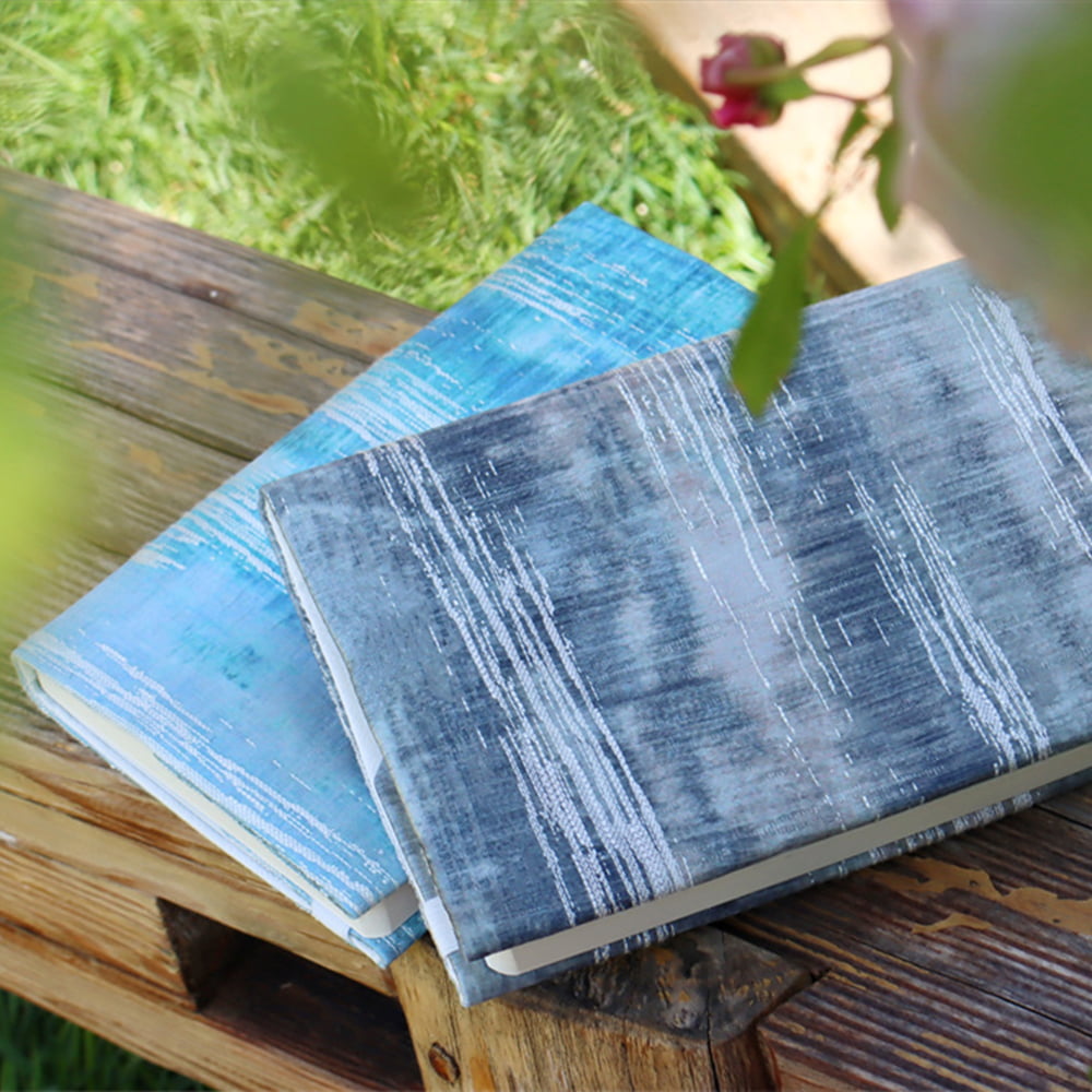 Couverture de carnet en tissu A5/A6 faite main