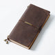 Handmade Crazy Horse Leather Traveler’s Notebook – Refillable TN Journal