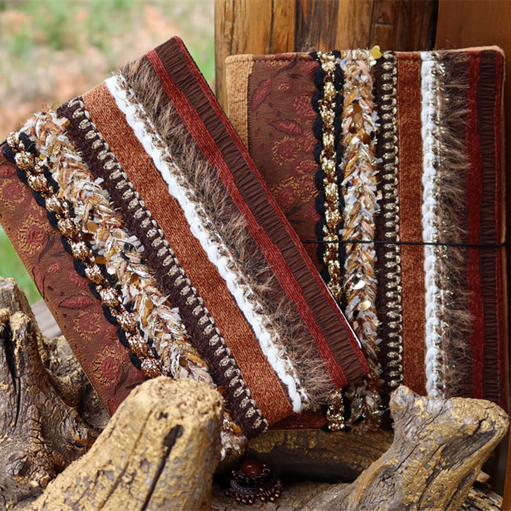 Handmade vintage Ethnic Fabric Cover For Notebook | Binder Cover