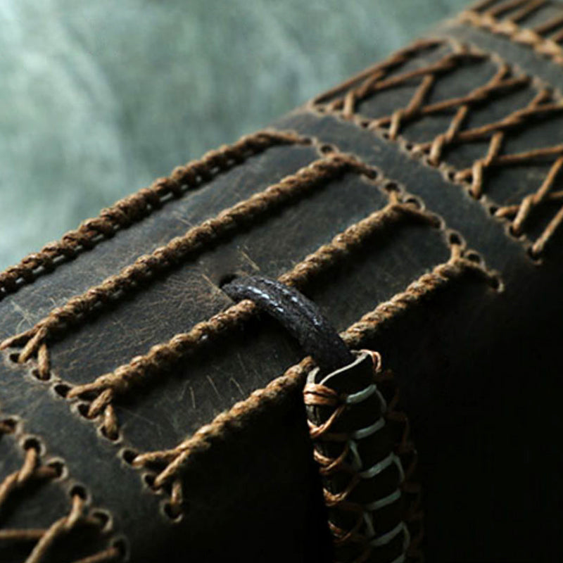 Personalized Bound Leather Journal – Handcrafted Premium Notebook Gift