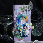 Autocollants holographiques transparents pour scrapbooking en PET