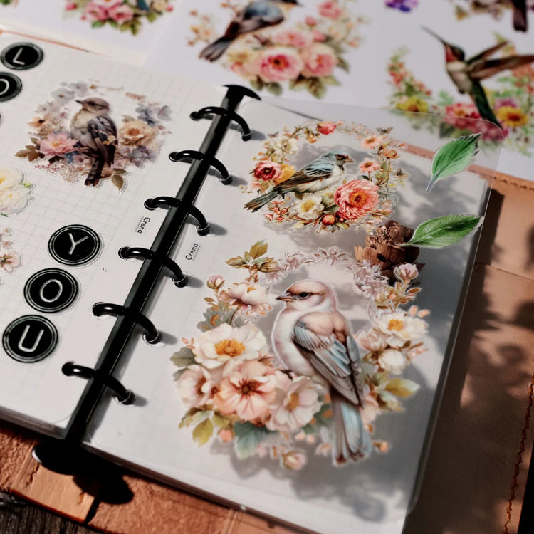 Hummingbird & Bird Transfer Stickers